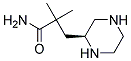 (s)-2-piperazine-t-butyl-carboxamide Struktur