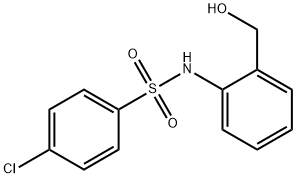 2-[(4-Chlorophenylsulphonyl)amino]benzyl alcohol Struktur