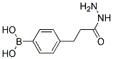 4-(3-Hydrazino-3-oxopropyl)benzeneboronic acid Struktur