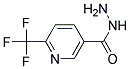 2-(Trifluoromethyl)pyridine-5-carboxylic acid hydrazide Struktur