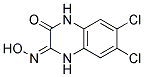 6,7-Dichloro-1,4-dihydroquinoxaline-2,3-dione 2-oxime Struktur