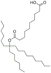 DIHEXYLDECYL SEBACATE Struktur