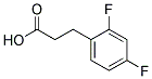 3-(2,4-difluorophenyl)propanoic acid Struktur