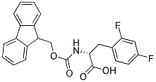 Fmoc-2,4-Difluoro-D-Phenylalanine Struktur