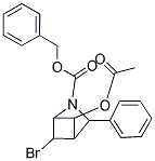 5-ACETOXY-6-BROMO-3-PHENYL-2-AZA-BI-CYCLO[2.1.1]HEXANE-2-CARBOXYLIC ACID BENZYL ESTER Structure