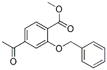 Benzyl Methyl 4-Acetyl Salycilate Struktur