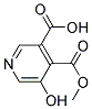 5-HYDROXY-3,4-PYRIDINEDICARBOXYLIC ACID 4-METHYL ESTER Struktur