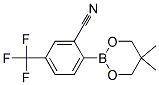 5-(TRIFLUOROMETHYL)-2-(5,5-DIMETHYL-1,3,2-DIOXABORINAN-2-YL)BENZONITRILE Struktur