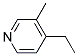 4-ETHYL-3-METHYLPYRIDINE Struktur