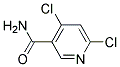 4,6-DICHLORO-3-PYRIDINECARBOXAMIDE Struktur