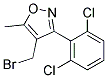 4-(BROMOMETHYL)-3-(2,6-DICHLOROPHENYL)-5-METHYLISOXAZOLE, TECH Struktur