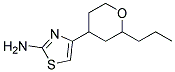 4-(2-PROPYLTETRAHYDROPYRAN-4-YL)-THIAZOL-2-YLAMINE Struktur