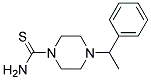 4-(1-PHENYL-ETHYL)-PIPERAZINE-1-CARBOTHIOIC ACIDAMIDE Struktur