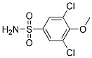 3,5-DICHLORO-4-METHOXYBENZENESULFONAMIDE Struktur