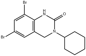 6,8-DIBROMO-3-CYCLOHEXYL-3,4-DIHYDRO-2(1H)-QUINAZOLINONE