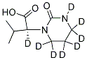 (S)-TETRAHYDRO-A-(1-METHYLETHYL)-2-OXO-1(2H)-PYRIMIDINE-ACETIC ACID-D8 Struktur