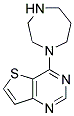 4-HOMOPIPERAZINOTHIENO[3,2-D]PYRIMIDINE Struktur