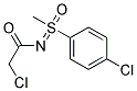 N1-[1-(4-CHLOROPHENYL)-1-METHYL-1-OXO-LAMBDA~6~-SULPHANYLIDENE]-2-CHLOROACETAMIDE Struktur