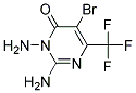 5-BROMO-2,3-DIAMINO-6-(TRIFLUOROMETHYL)-4-(3H)-PYRIMIDON Struktur