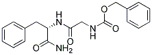 N-CBZ-glycyl-L-phenylalaninamide Struktur