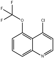 4-Chloro-5-(trifluoromethoxy)quinoline Struktur