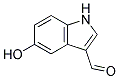 5-Hydroxyindole-3-carboxaldehyde Struktur