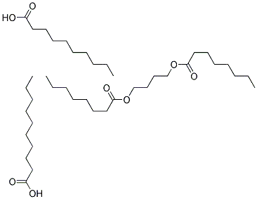 BUTYLENE GLYCOL DICAPRYLATE/DICAPRATE Struktur