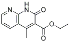 4-METHYL-2-OXO-1,2-DIHYDRO-[1,8]NAPHTHYRIDINE-3-CARBOXYLIC ACID ETHYL ESTER Struktur