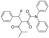 4-Fluoro--[2-Methyl-1-Oxopropyl]-Oxo-N-DiphenylPhenylButyramide Struktur