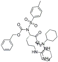 N-CBZ-N-TOSYL-L-ARGININE DICYCLOHEXYLAMMONIUM SALT Struktur