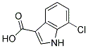 7-CHLOROINDOLE-3-CARBOXYLIC ACID Struktur