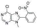 6-CHLORO-9-METHYL-8-(2-NITROPHENYL)-9H-PURINE Struktur