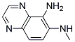 5-AMINO-6-METHYLAMINOQUINOXALINE Struktur