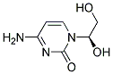 4-Amino-1-((R)-1,2-dihydroxyethyl)pyrimidin-2(1H)-one Struktur