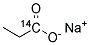 PROPIONIC ACID-1-14C SODIUM Struktur