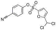 4-CYANOPHENYL 5-(DICHLOROMETHYL)FURAN-2-SULFONATE, TECH Struktur