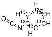 PHENYL-13C6 ISOCYANAT Struktur