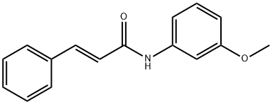 N-(CINNAMOYL)-3-METHOXYANILINE Struktur