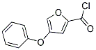 4-PHENOXY-2-FUROYL CHLORID Struktur