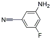 3-Amino-5-fluorobenzonitrile Struktur