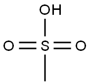 Methansulfonic acid Struktur