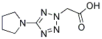 5-(Pyrrolidin-1-yl)-2H-tetrazole-2-acetic acid Struktur