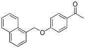 4'-(Naphth-1-ylmethoxy)acetophenone Struktur