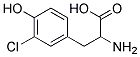 3-Chloro-DL-tyrosine Struktur