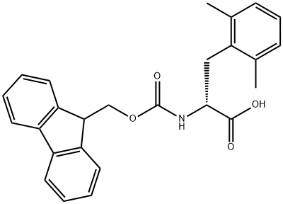 Fmoc-2,6-Dimethy-D-Phenylalanine Struktur