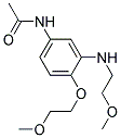 N-(4-(2-methoxyethoxy)-3-(2-methoxyethylamino)phenyl)acetamide Struktur