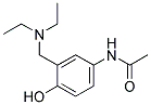 4-ACETAMIDO-2-DIETHYLAMINOMETHYLPHENOL MM(CRM STANDARD) Struktur