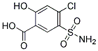 4-Chloro-5-Sulfamoyal Salicylic Acid Struktur