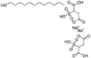 DINATRIUM-LAURYLALKOHOL-SULFOSUCCINAT Struktur