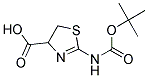 BOC-DL-2-AMINO-2-THIAZOLINE-4-CARBOXYLIC ACID Struktur